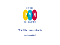 PYN Elite -presentaatio