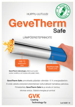 GeveTherm Safe - GVK Coating Technology