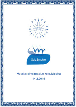 Käsiohjelma [pdf] - Oulun Luistelukerho Ry