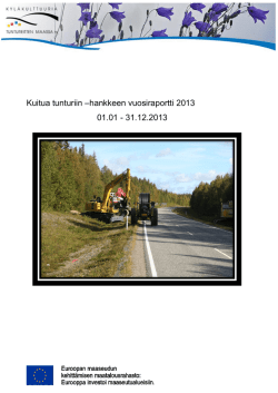 Kuitua tunturiin –hankkeen vuosiraportti 2013 01.01
