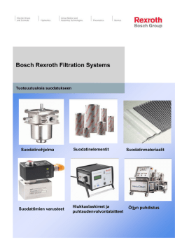 Bosch Rexroth Filtration Systems