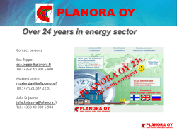 Over 24 years in energy sector