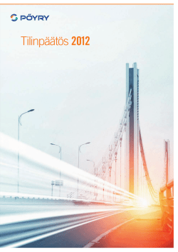 Tilinpäätös 2012