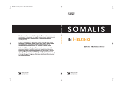 Somalis in Helsinki - Open Society Foundations