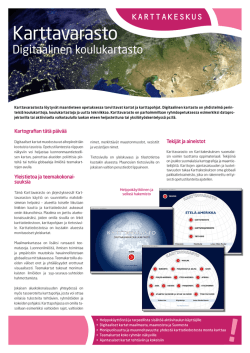 KarttavarastoDigitaalinenKoulukartasto-esite.pdf 2014-01-21