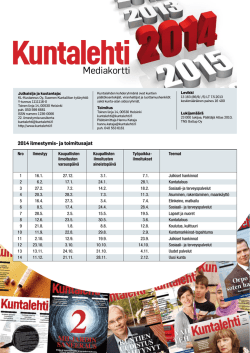 Mediakortti - Kuntalehti