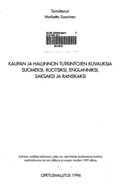 kaupan ja hallinnon tutkintojen kuvauksia suomeksi, ruotsiksi