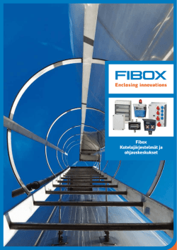 Fibox Kotelojärjestelmät ja ohjauskeskukset