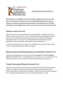 uutiskirje_helmi2015net - Hämeen keskiaikamarkkinat