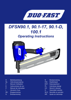DFSN90.1, 90.1-17, 90.1-D, 100.1 - Duo-Fast
