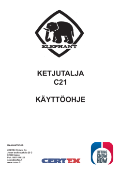 Ketjutalja Elephant C 21