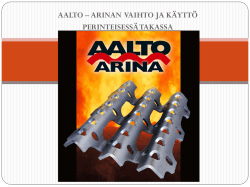 Aalto –Arinan 80 käyttö perinteisesti muuratussa takassa