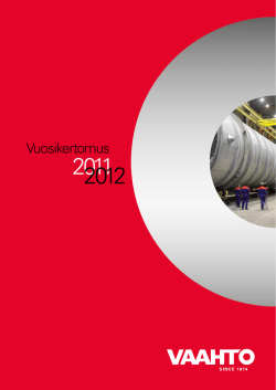 Vuosikertomus 2011-2012