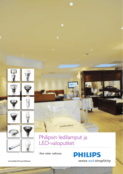 Philipsin ledilamput ja LED-valoputket