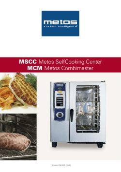 MSCC Metos SelfCooking Center MCM Metos
