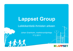 Lappset Group Lappset Group