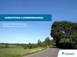 Pasi Torri - Gasum Oy - Suomen Kaasuyhdistys
