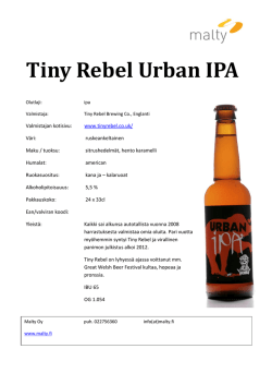 Tiny Rebel Urban IPA