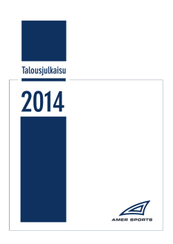 Amer Sports Talousjulkaisu 2014.pdf