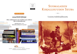 PDF, 2012 - SKS Kirjat - Suomalaisen Kirjallisuuden Seura