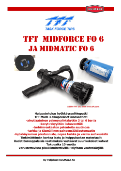 TFT Midforce suihkuputki