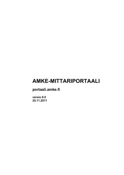 AMKE-MITTARIPORTAALI