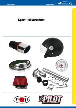 Sport-lis&auml;varusteet