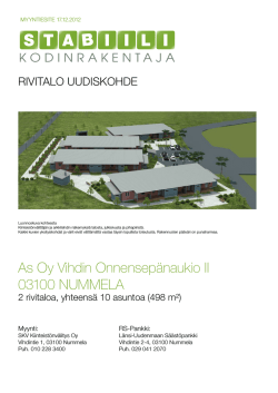 Lataa t&auml;st&auml; myyntiesite - Rakennusliike Stabiili Oy