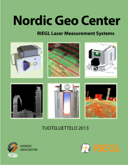 riegl - Nordic Geo Center Oy