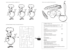 Katso Vaustin menu lapsille (pdf)