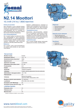 N2.14 Moottori - Nanni Industries