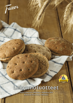 Leipomotuotteet Leipomotuotteet