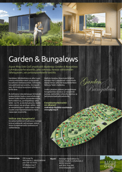 Garden & Bungalows - Espoo Ringside Golf