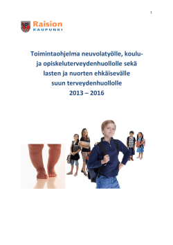 Neuvolan toimintaohjelma 2013-2016