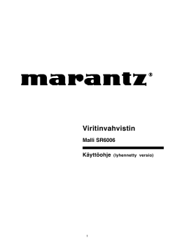 Käyttöohje Marantz SR6006.pdf