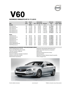 Volvo V60 Business MY16 17.3.2015