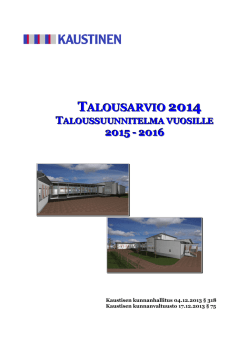Talousarvio 2014