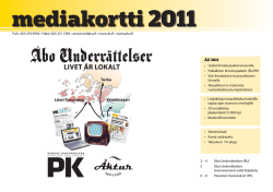 mediakortti 2011 - Åbo Underrättelser