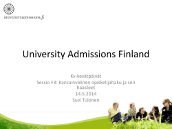 Suvi Tulonen.pdf - Unipoli Tampere