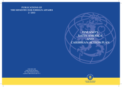 FINLAND`S LATIN AMERICA AND CARIBBEAN ACTION PLAN