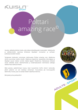 Polttari amazing race©