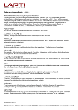 Kohteen PDF-esite - LKI-Asiantuntijapalvelut Oy