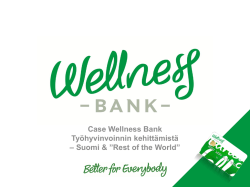 Pekka Lattu: Case Wellness Bank