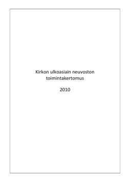 KUN_toimintakertomus 2010.pdf - Suomen evankelis