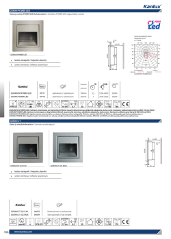 www.kanlux.com GORAN POWER LED GORAN CT /