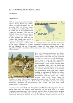 Text als PDF Datei - Archäologie und Archäobotanik Afrikas