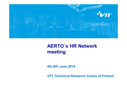 AERTO´s HR Network meeting