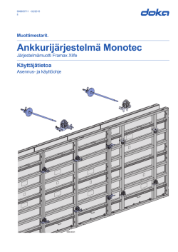 Ankkurijärjestelmä Monotec