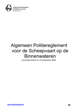 Algemeen Politiereglement voor de Scheepvaart op de
