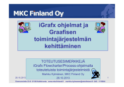 iGrafx ohjelmat ja Graafisen toimintajärjestelmän kehittäminen